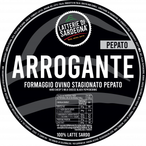 Arrogante Pepato - Formaggio ovino stagionato